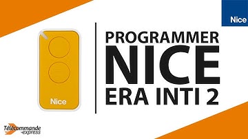Comment programmer votre télécommande NICE ERA INTI 2