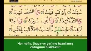 TEKVIR SURESI  13-14.AYET