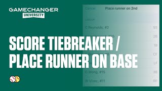 Tiebreaker Scoring | GameChanger University