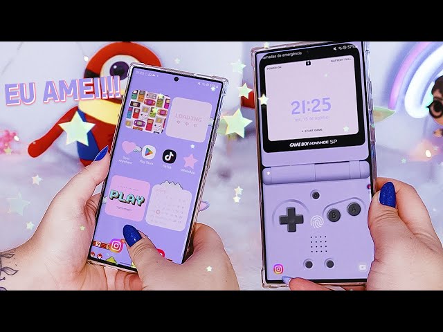 TEMA] Transformei meu ANDROID em um GAME BOY ADVANCE + Emulador! 🕹️ 