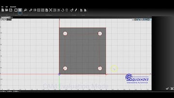 CNC Plasma Cutting - How To Make A Square Flange - Squickmon