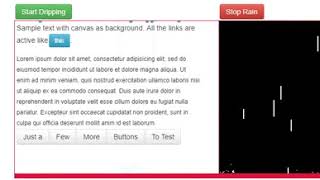 HTML5 Canvas - ParticleEffects - Rain, Snow, Dripping water