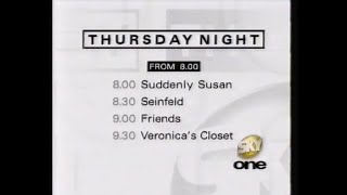 Sky One Continuity with Adverts (April/May 1998)