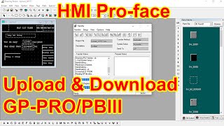 GP-PRO/PBlll: Upload & Download program Pro-face HMI - P3 | Hướng dẫn Upload và Download