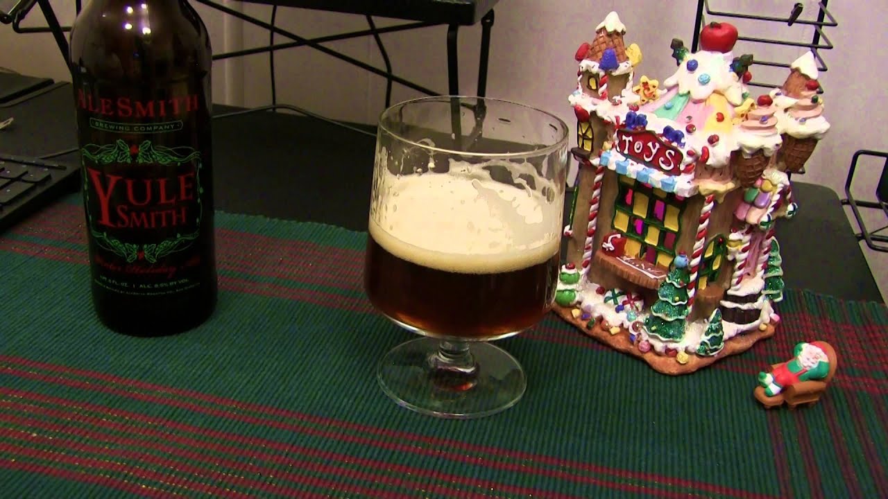 Beer Review Special # 1 YuleSmith Winter Holiday Ale by AleSmith Brewing Co.