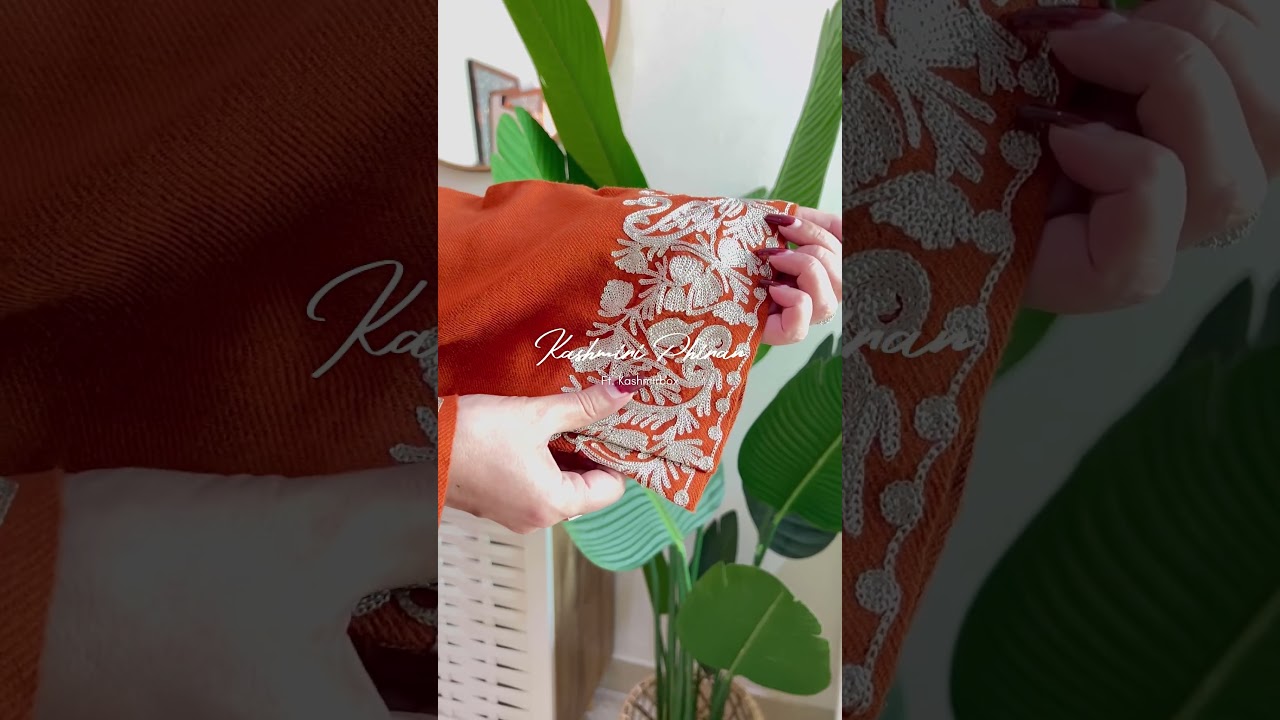 Kashmiri Embroidered Winter Phirans: Crafted to Keep You Warm and Stylish