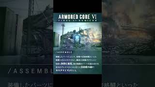 『ARMORED CORE VI FIRES OF RUBICON』ゲーム紹介