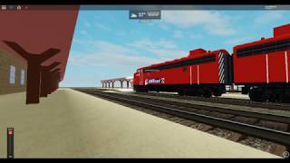 AmRoad 4070 leaves the station|Roblox