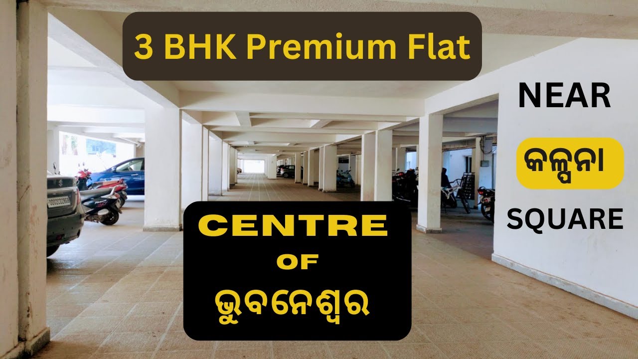 3 BHK Premium Apartment in old town Bhubaneswar near Kalpana Square