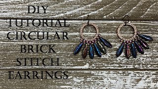 DIY Tutorial - How to Do Circular Brick Stitch on a Round Form