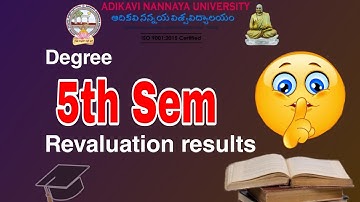 Aknu Degree 5th sem revaluation results | Aknu results | Fifth sem revaluation results | @techme111