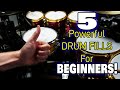 5 POWERFUL Drum Fills For Beginners! | Easy Beginner Drum Fills - DRUM LESSON