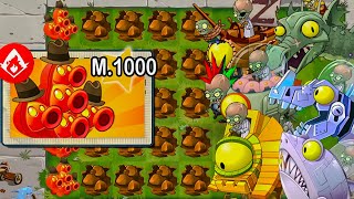 Plants vs Zombies 2 Hack-M.1000 FIRE PEA PODVS DR ZOMBOSS | Pvz 2 Gameplay | Pvz Mods