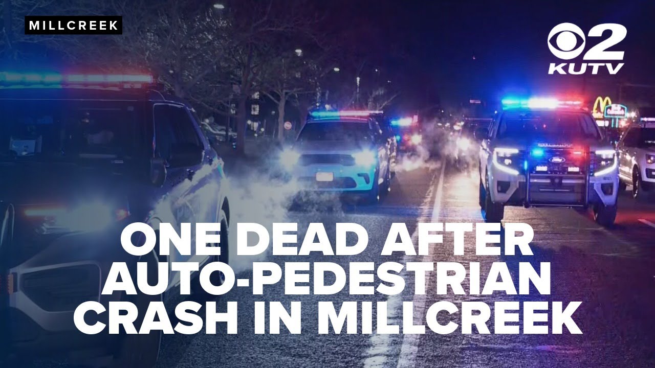 One dead after auto-pedestrian crash in Millcreek - YouTube