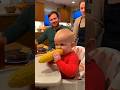 Baby Defends Dad in Angry Baby Talk😂👶#shorts #familyfun #cute #funny #babytalking #baby #newbaby