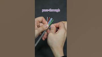 How to Terminate Different Types of Two-piece Cat7 Connectors? #shorts #rj45 #howto #diy