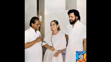 Thumbnail of Legendary singer Sri. K J Yesudas, Smt. P Madhuri & late Sri. G Devarajan Master during recording.