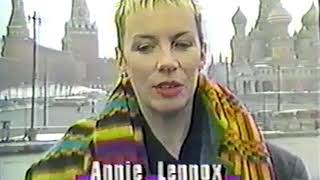 Annie Lennox in Russia for Greenpeace album promotion.