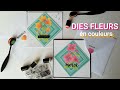 2 cartes -et astuces- avec les dies Fleurs de chez ACTION - Scrapbooking Carterie tutoriels français