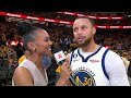 Steph Curry talks Draymond’s return & the mental process of Warriors evening the series!