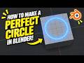 How to make a Perfect Circle in Blender!!! [45 SECONDS]