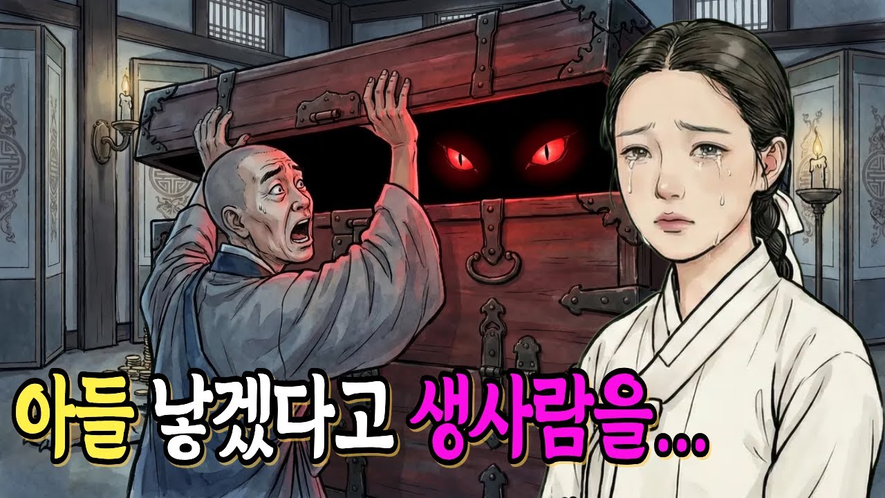 아들 낳으려다 딸을 산 채로 궤짝에... 천벌 받은 땡중의 최후