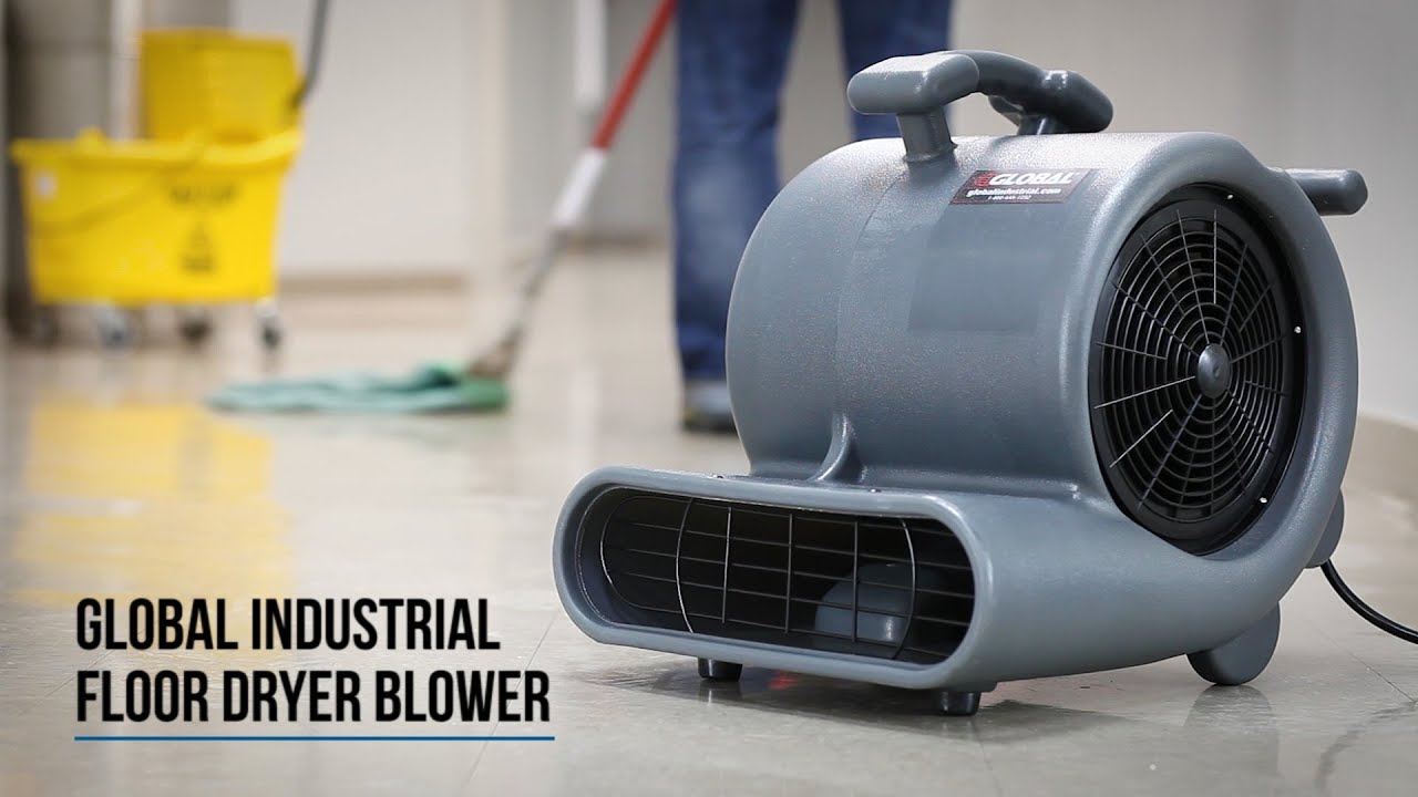 Global™ 3/4 HP 3 Speed Floor Dryer, Blower 