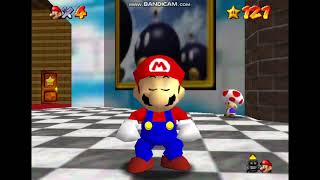 super mario 64 bloopers: the narrator keeps announcing everything