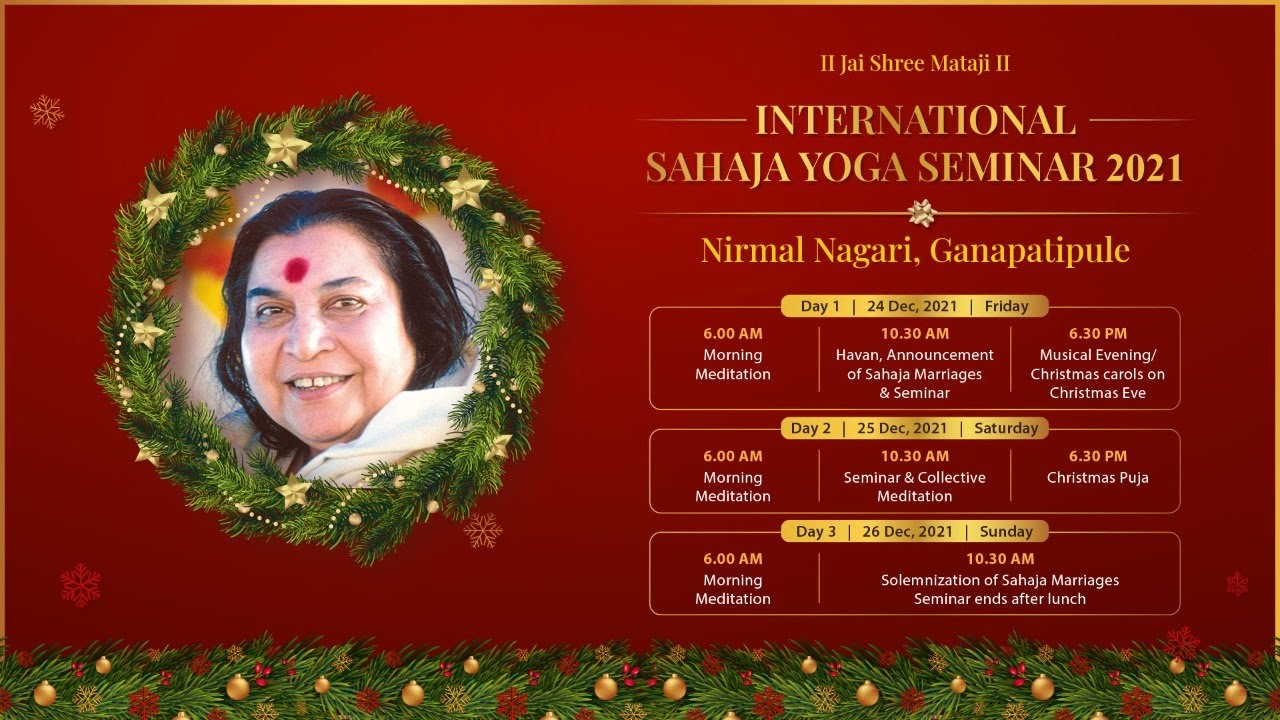 25-12-2021 Seminar on Music & Health, International Sahaja Yoga Seminar 2021, Day 2 at 10:30 AM IST