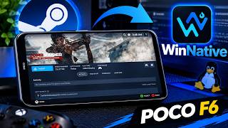 🔥 STEAM RODANDO NO SISTEMA LINUX PELO CELULAR?! 😱 WINNATIVE🔥