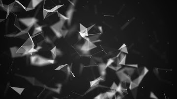 Lines and dots, abstract geometrical background footage with moving / 4K / 60fps / Free download