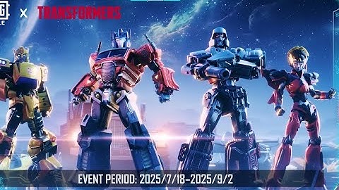 PUBG MOBILE X TRANSFORMERS Collaboration Items Coming Soon In 07 18 1080P HD
