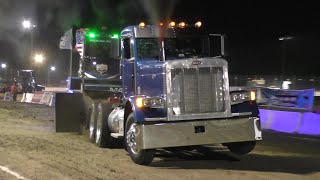 Truck Pulling 2022 Pro Stock Semi Trucks In Action At Delmar International Speedway