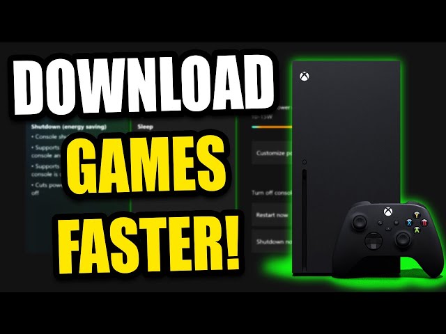 How to Download & Update Games Faster on Xbox (Series X/S, One) in 2023 ( Download While Turned Off!) 