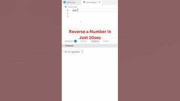 Reverse Number in Python | Easy Trick