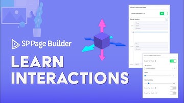 Learn SP Page Builder Interactions and make your Joomla! website more interactive
