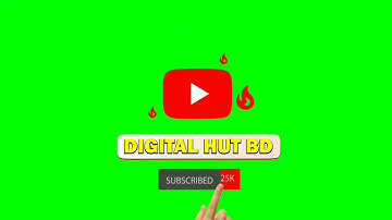 Top 5 Green Screen Animated Subscribe Button With Click Sound No Copyright & Free Download