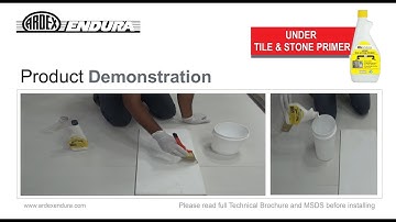 UNDER TILE AND STONE PRIMER | Water based  to prevent efflorescence | Ardex Endura |