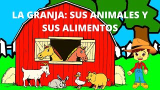 TODO SOBRE LA GRANJA/ sus ANIMALES /sus ALIMENTOS/ los CULTIVOS /Y las HERRAMIENTAS./para niños