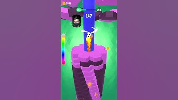 drop stack ball level 152 #shorts #dropstackball #blackgamerbpt