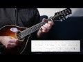 Irish mandolin lessons for beginners  how to play the gravel walk with tabs