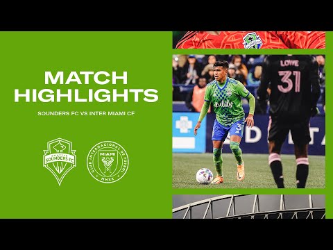 Seattle Sounders Inter Miami Goals And Highlights