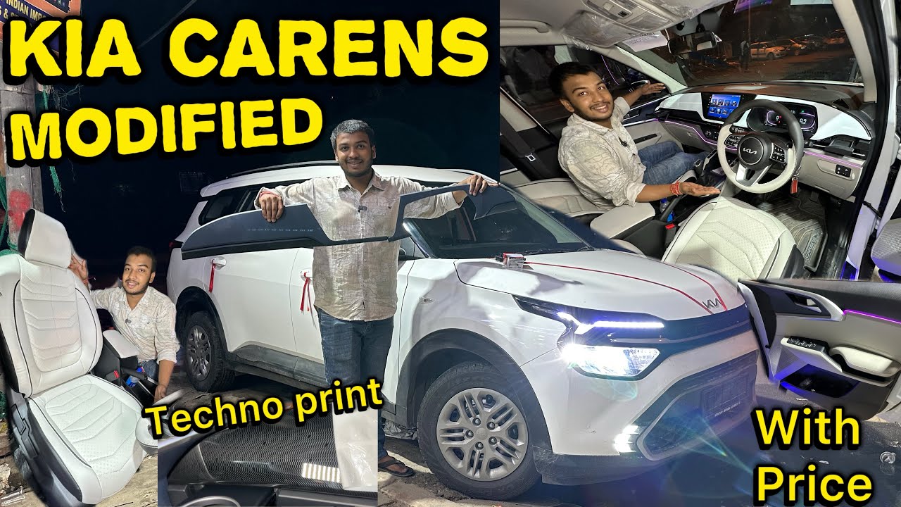 Kia Carens Base Model Modified✅Carens Premium Modification with Price✅Kia Carens Genuine Accessories