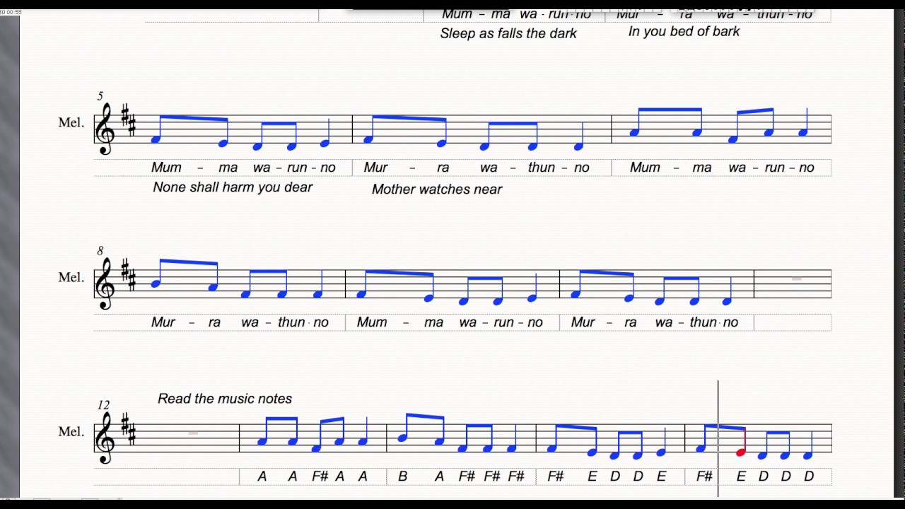 Maranoa Lullaby 2 Sing, Read & Play Recorder Year 4 YouTube