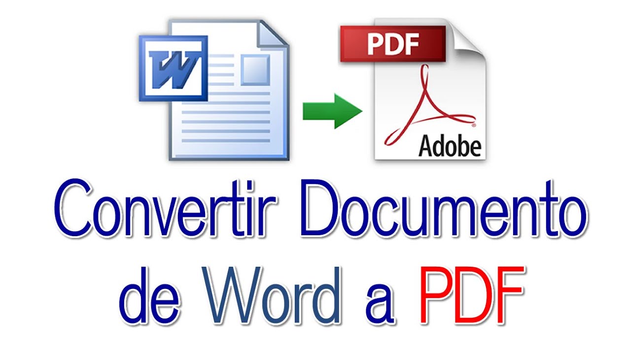 Cómo convertir un documento de Word a PDF fácilmente