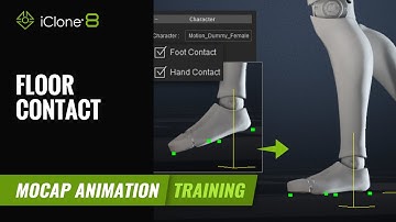 How to Correct Foot and Hand Contact on Mocap Animation | Mocap Animation Course | iClone 8
