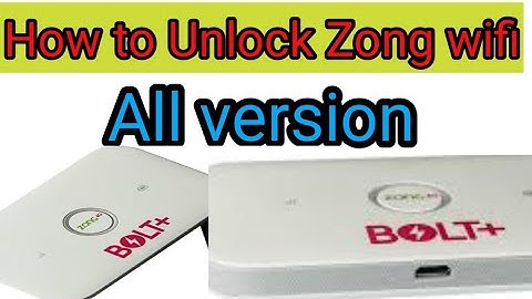 How To Unlock Zong Device|How To Unlock Zong Wifi All Version||khan Info