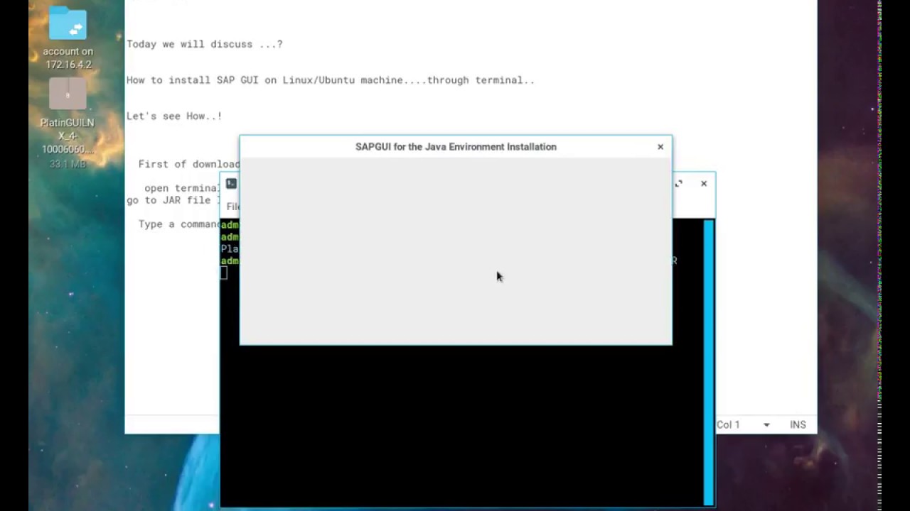 how to install sap gui for java on windows 7