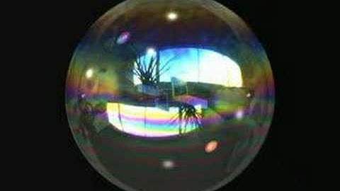 Thin film interference, soap bubble