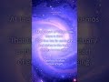 "At the Heart of the Cosmos there is One.